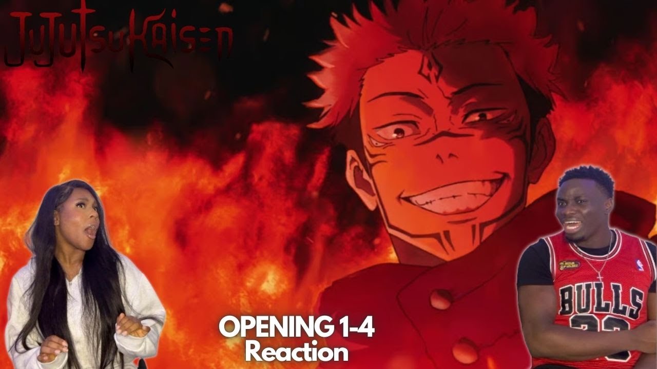 WTF IS GOING ON!!! JUJUTSU KAISEN OPENINGS 1-4 REACTION