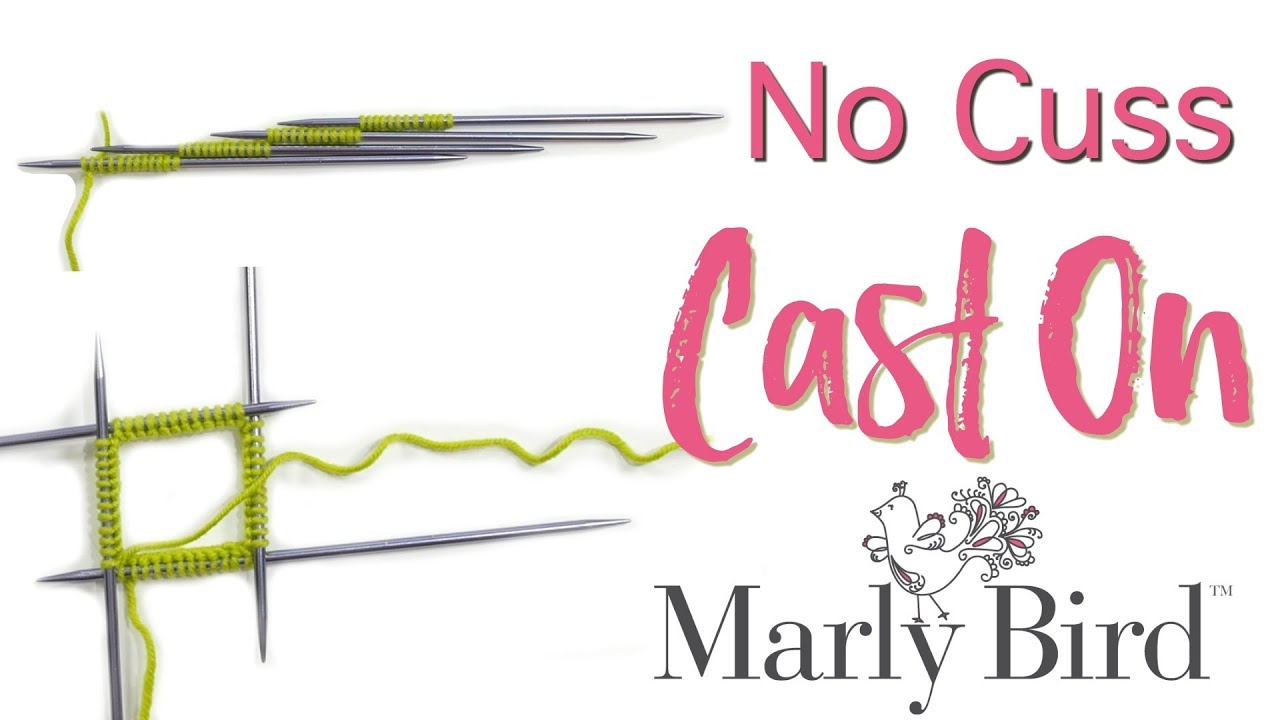 Easy Beginner Basics 💯 No Cuss Cast On for Double Pointed Knitting Needles