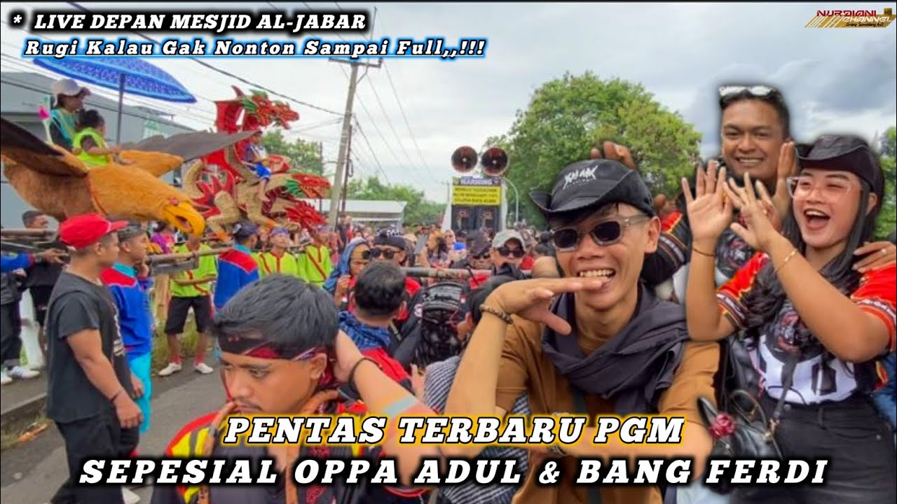 TERBARU SPESIAL OPPA ADUL DAN BANG FERDI DI ACARA KUDA LUMPING PGM DI DEPAN MESJID AL-JABAR