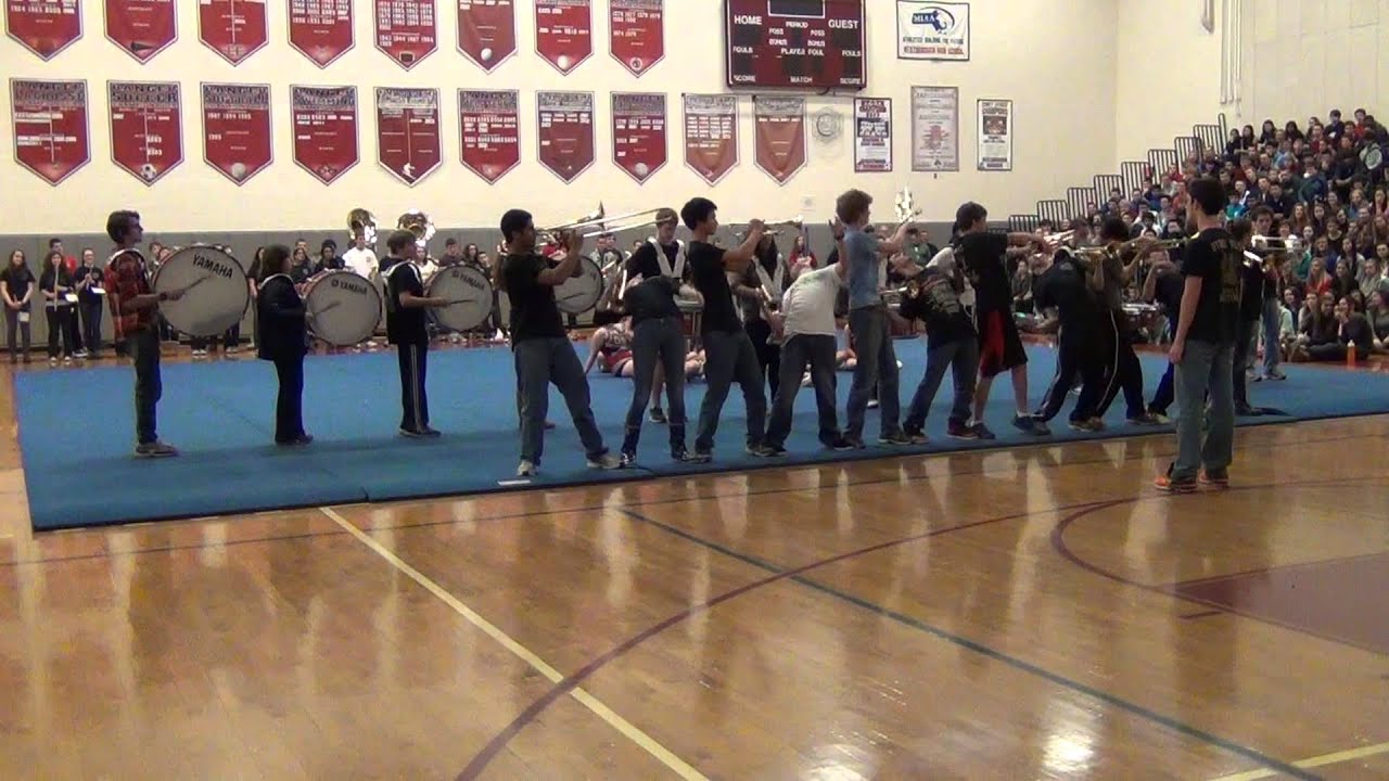 Westborough High School Marching Band Pep Rally 2013 Executioner
