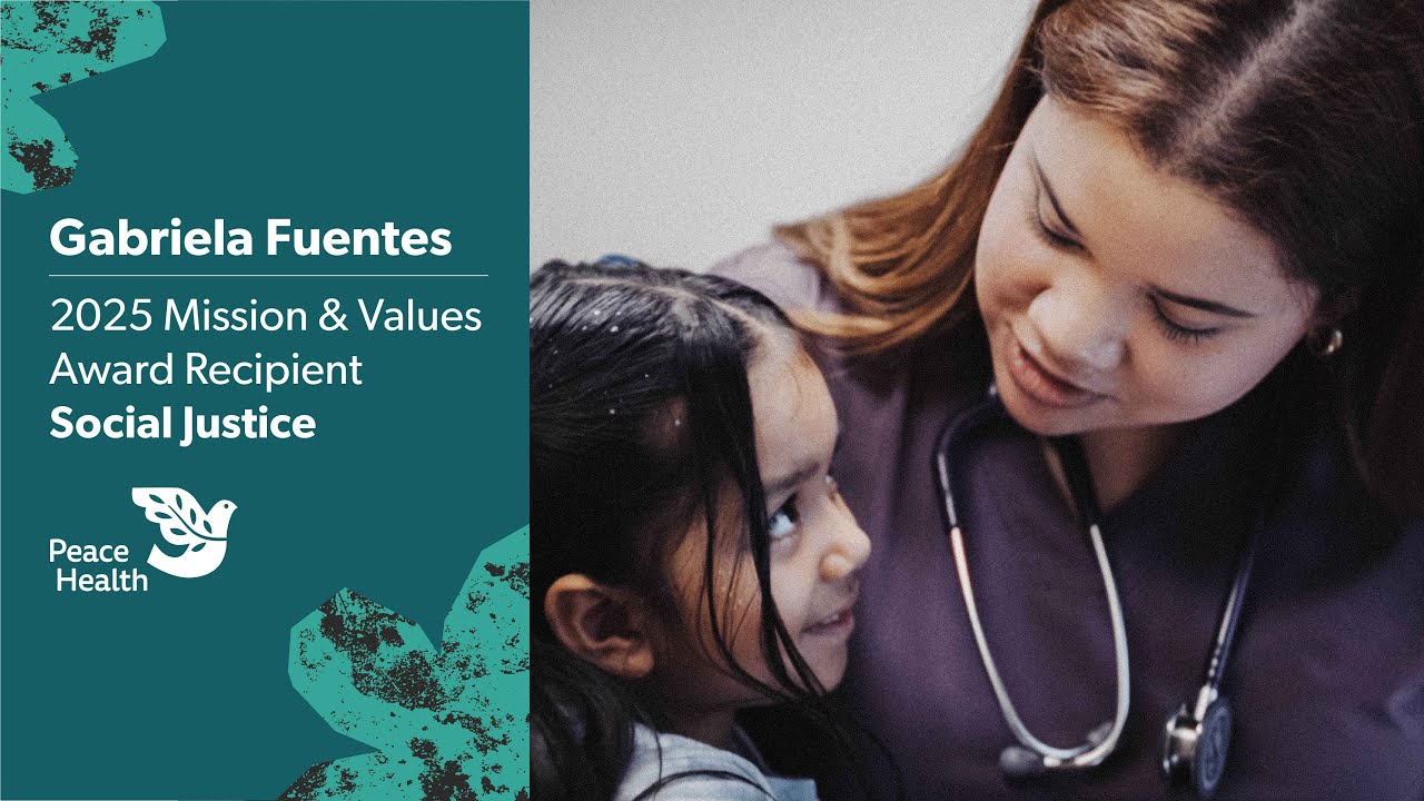 PeaceHealth 2025 Mission & Values Award Recipient for Social Justice: Gabriela Fuentes