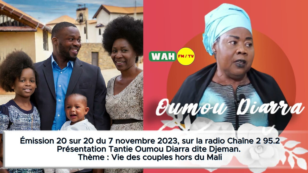 20 sur 20 du mardi 07 novembre 2023 avec Tantie Oumou Diarra dite Djeman