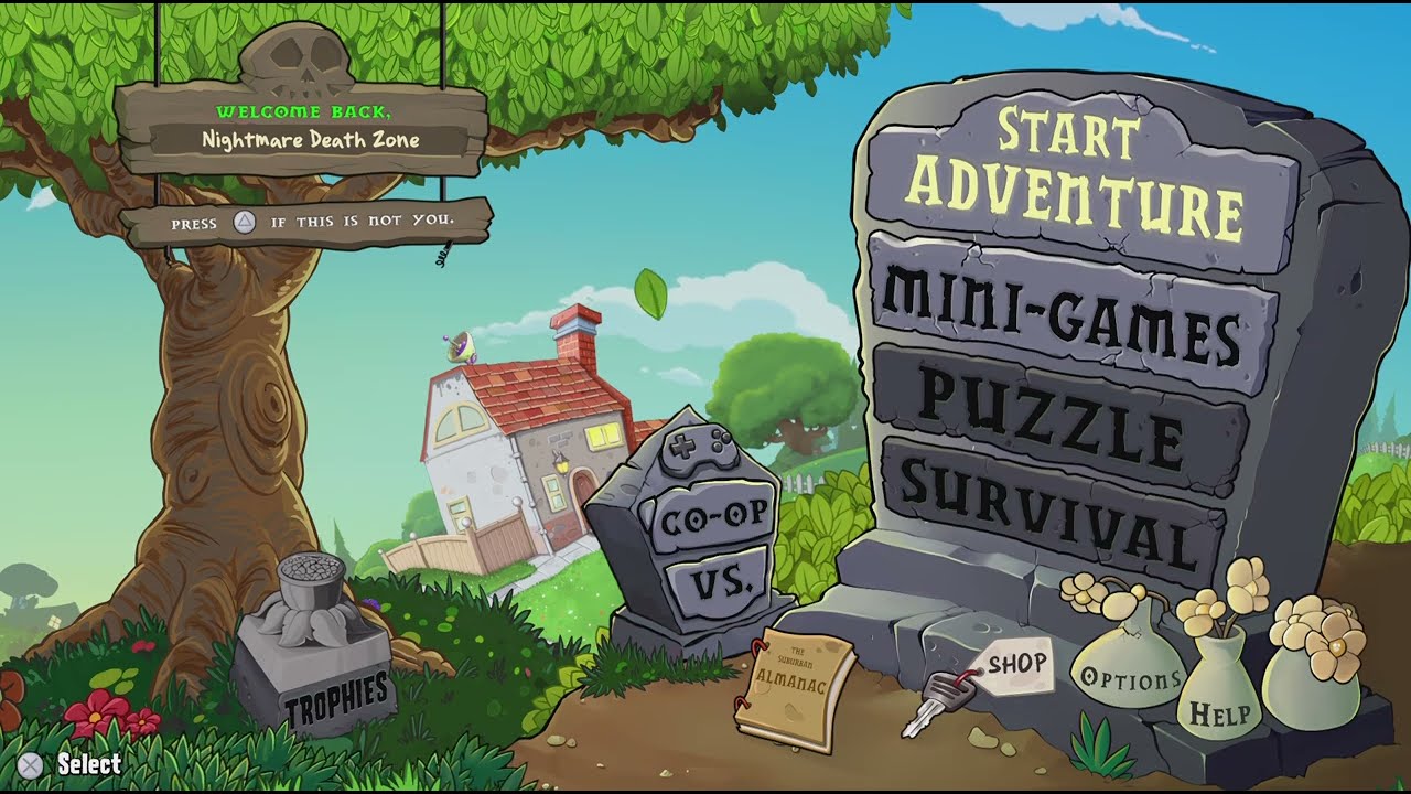 Plants vs Zombies Replanted part.6 It's fog night
