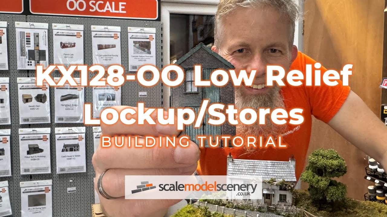Building KX128-OO Low Relief Lockup/Stores - OO Scale