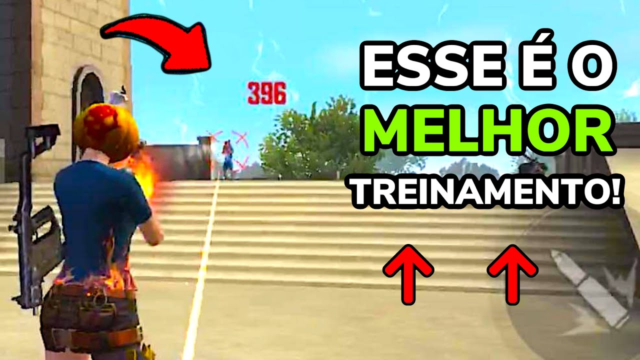 O MELHOR TREINO INDIVIDUAL DE TODOS NO FREE FIRE! PROGRESSO + EVOLUÇÃO!