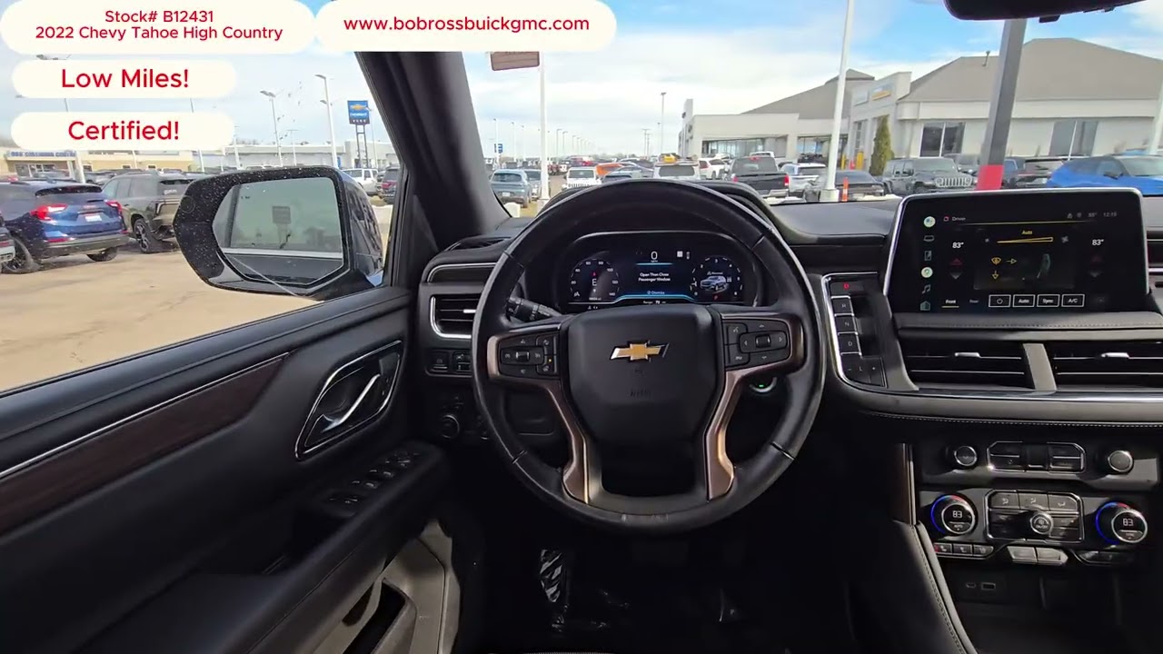 2022 Tahoe High Country | Stand Out from Regular Traffic.