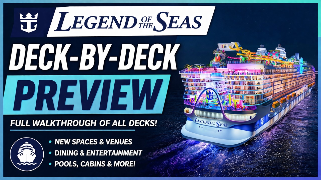 Legend of the Seas Deck-by-Deck SHIP TOUR PREVIEW
