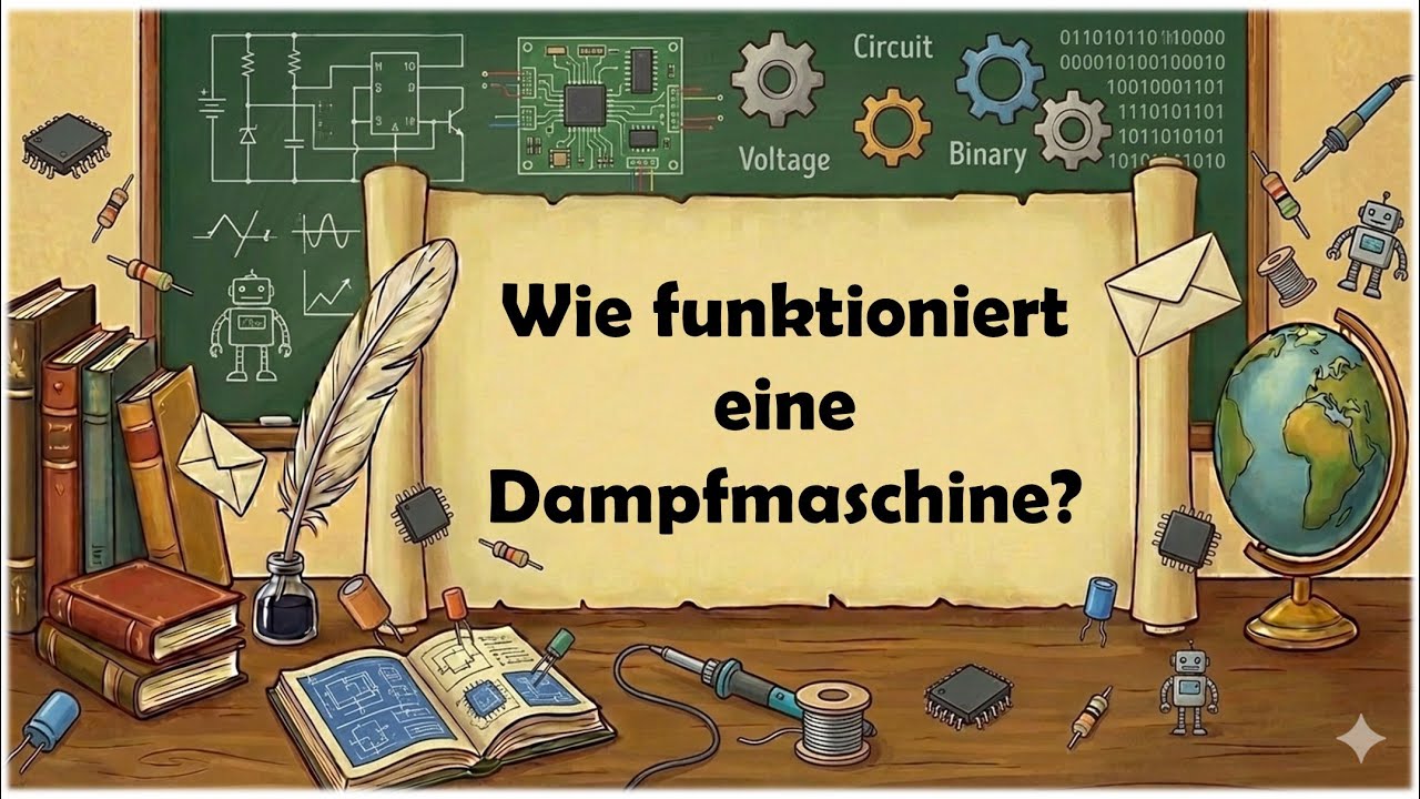 Wie funktioniert eine Dampfmaschine