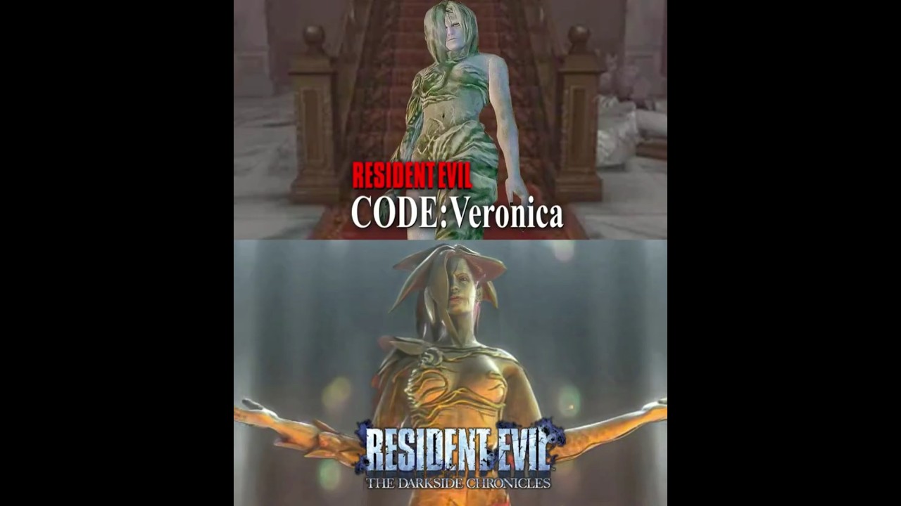 Characters Comparison (Resident Evil Code Veronica vs RE Darkside Chronicles - Game of Oblivion)
