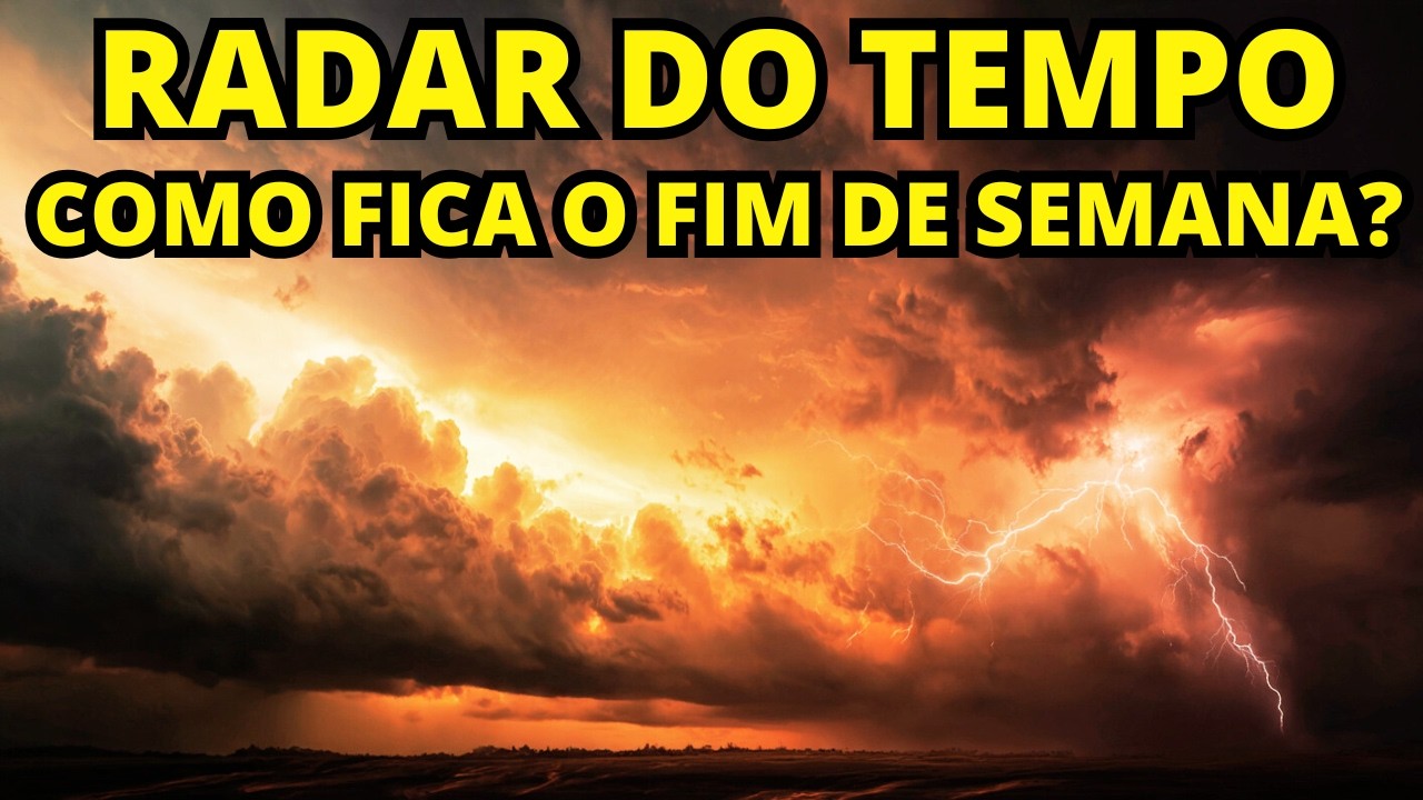 🚨ESTADO DE ATENÇÃO: CHUVAS INTENSAS E RISCO DE TEMPORAIS ISOLADOS NESTE FINAL DE SEMANA