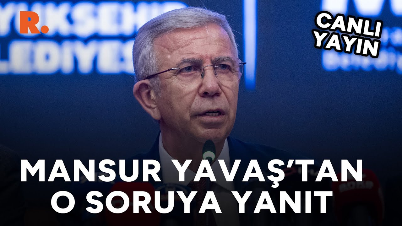 Mansur Yavaş'tan basın toplantısı #CANLI