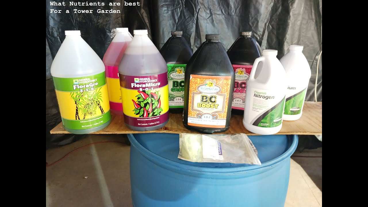 How To: What Nutrients are best for a Aeroponic/Hydroponic Garden