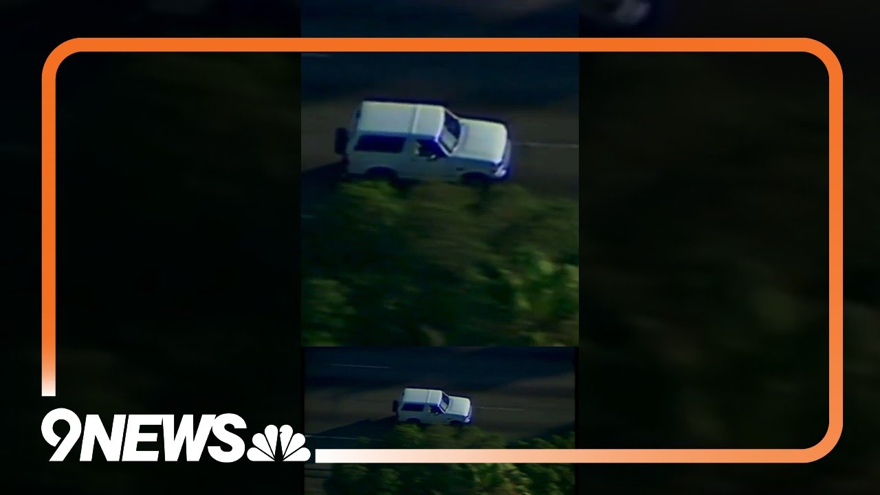 O.J. Simpson’s white Ford Bronco police chase through Los Angeles