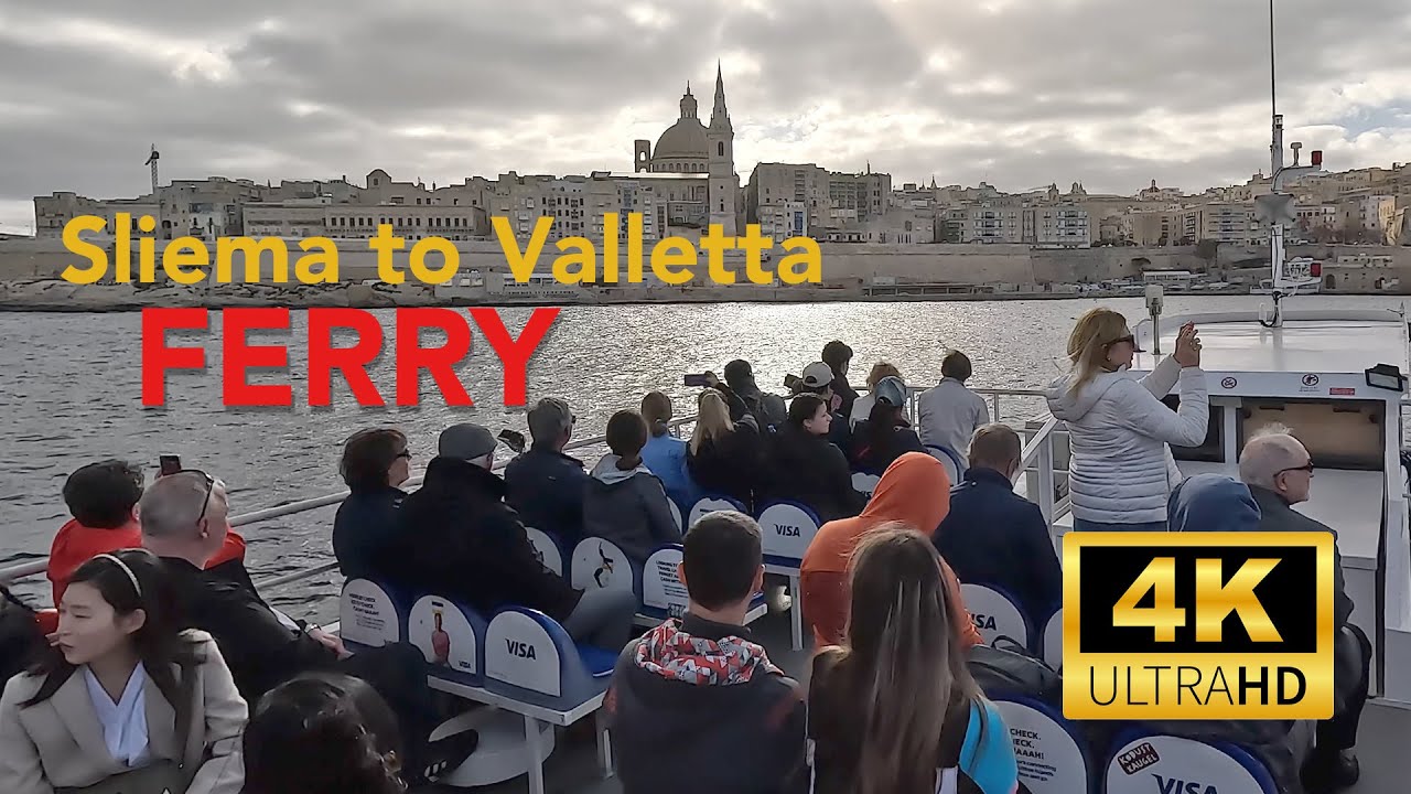 GoPro11 - Sliema to Valletta Ferry, Malta 