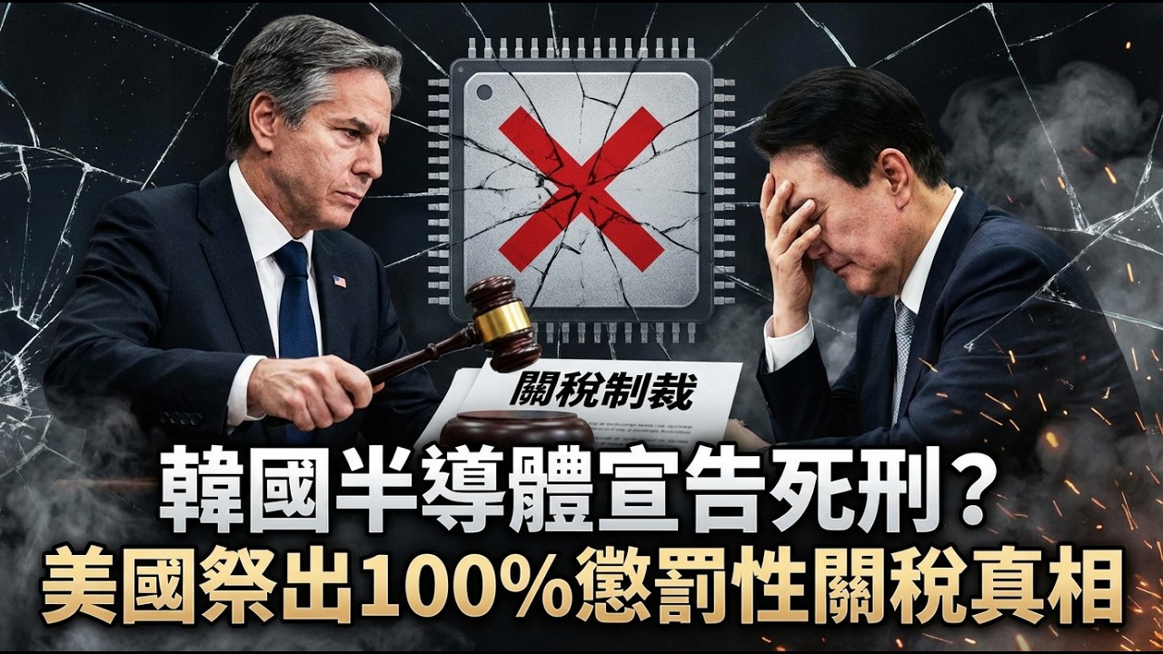 韓國半導體宣告死刑？美國祭出100%懲罰性關稅真相