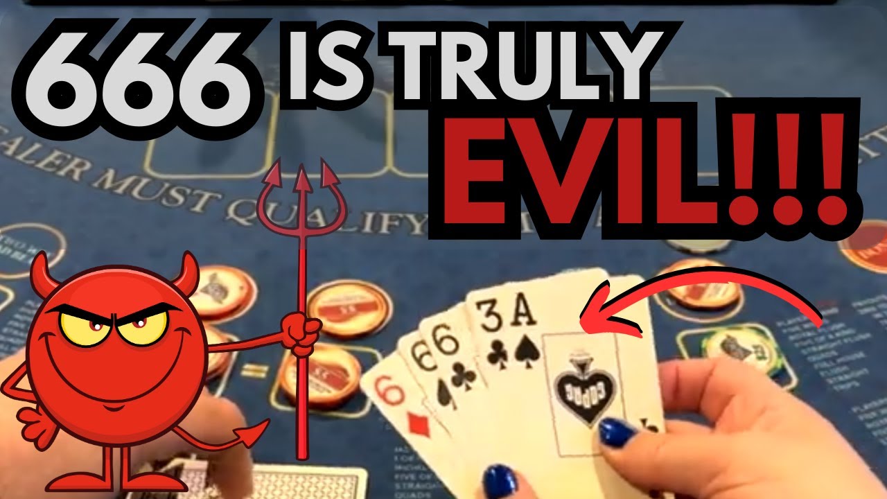 WILD CARD STUD POKER! 666 IS TRULY EVIL!!! 😈🔥