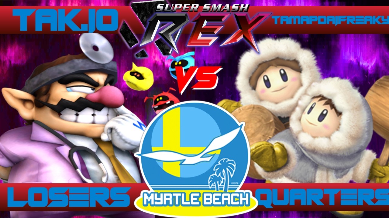 SocaSmash 170 Super Smash REX: Tak.io (Dr Wario) vs TamaPDaiFreaky (Ice Climbers) Losers Quarters