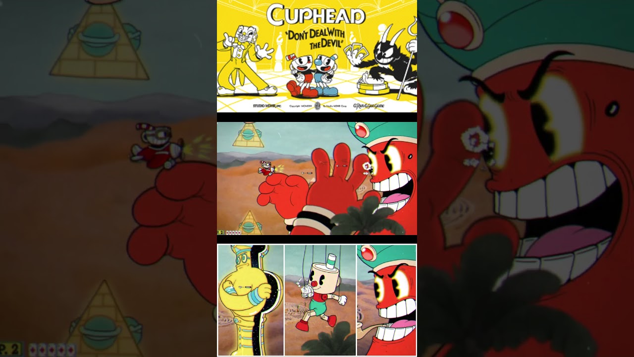 🎮Cuphead🎮 vs Eugenio el Grande #Cuphead #videojuegosretro #boss #retroart #gameplayclips