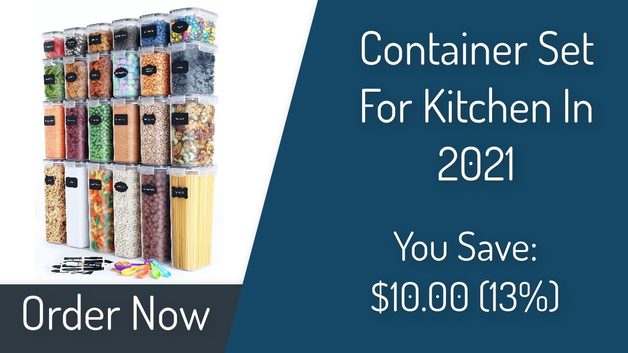👉Container Set For Kitchen In 2021 | Best Airtight Containers Reviews 2021