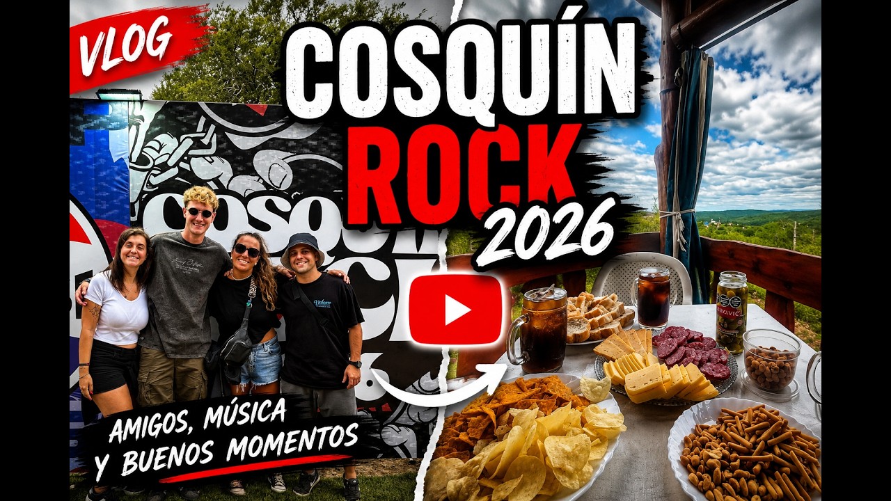 #vlog del Cosquin Rock con amigos #bovlog 