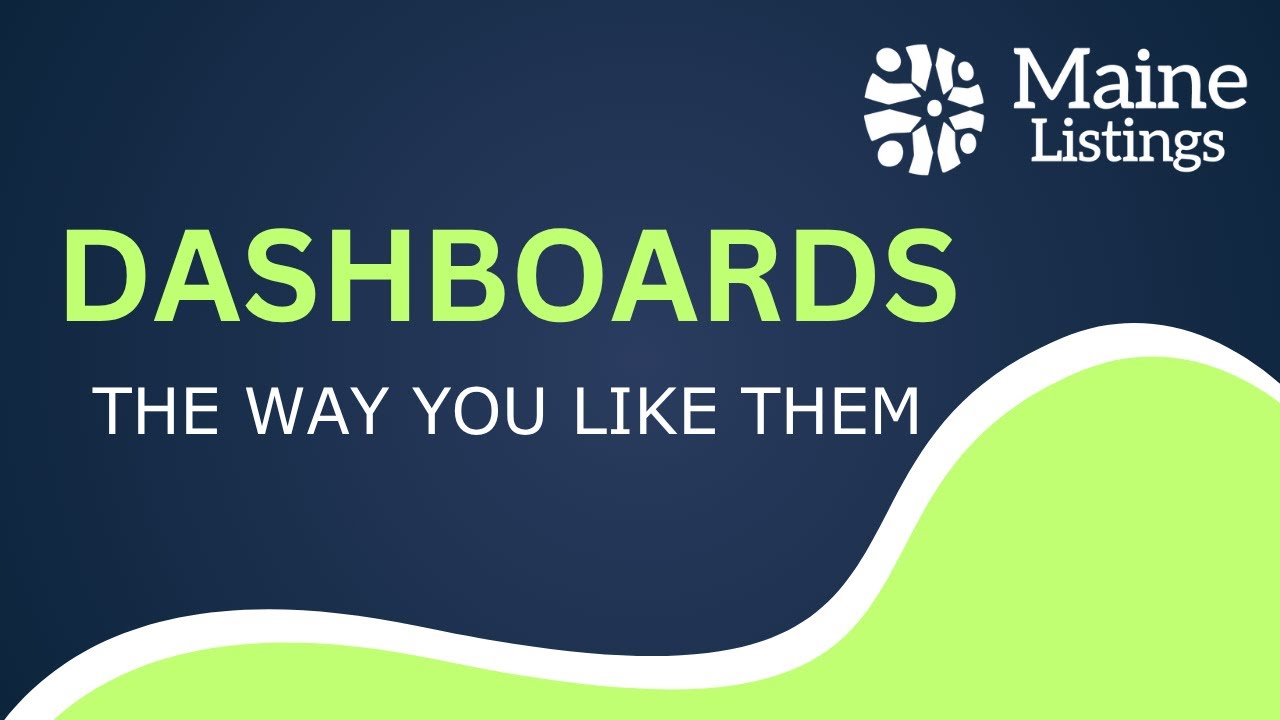 Dashboards the Way You Like Them!