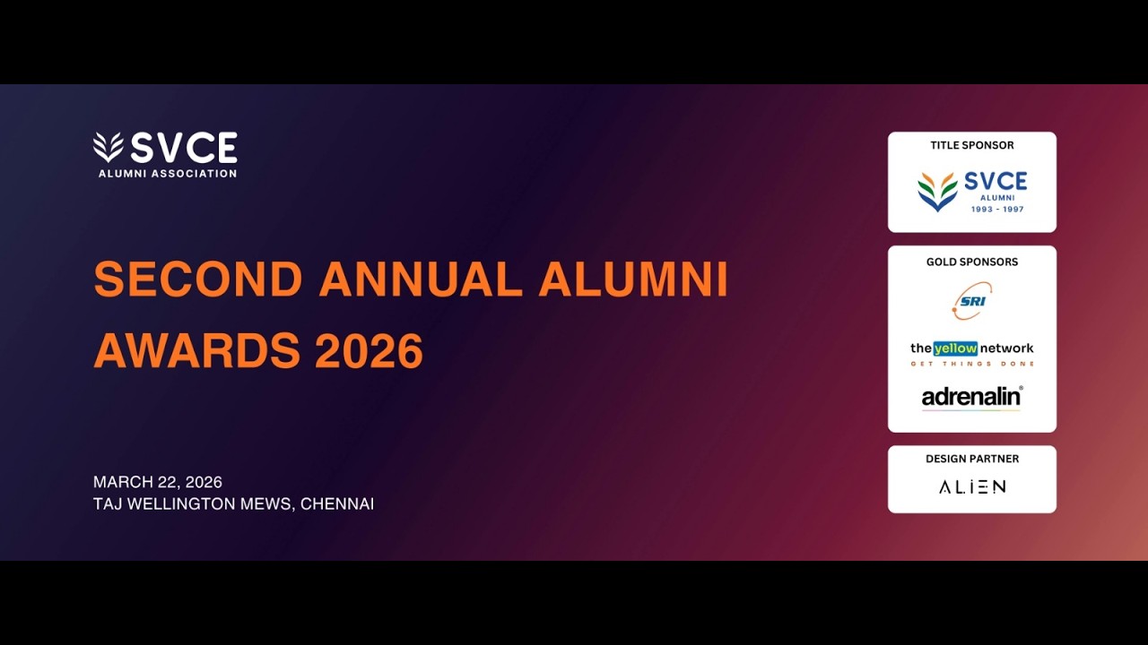 SVCE - 2nd Annual Alumni Awards 2026