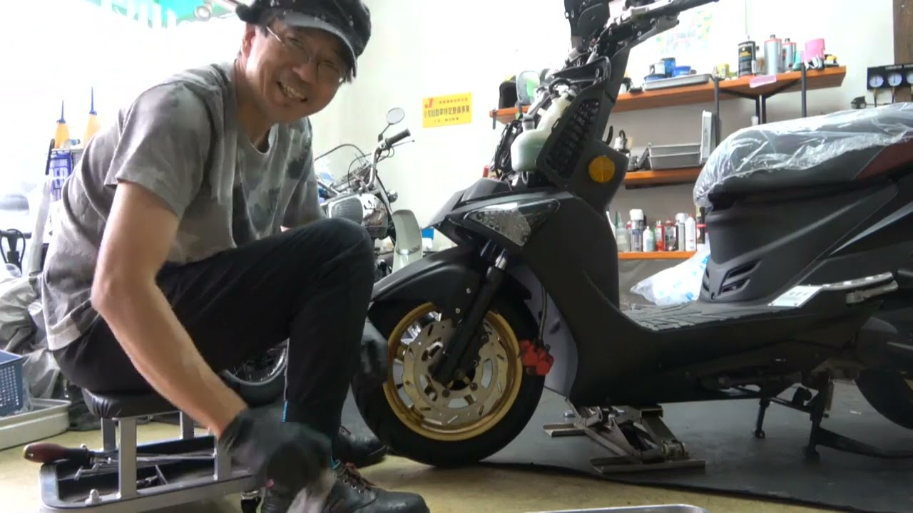 ティグラ168R　納車整備　前回りの整備をしながらの話