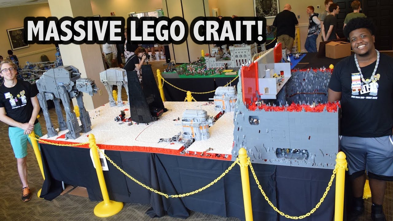 World's Largest LEGO Battle of Crait from Star Wars: The Last Jedi
