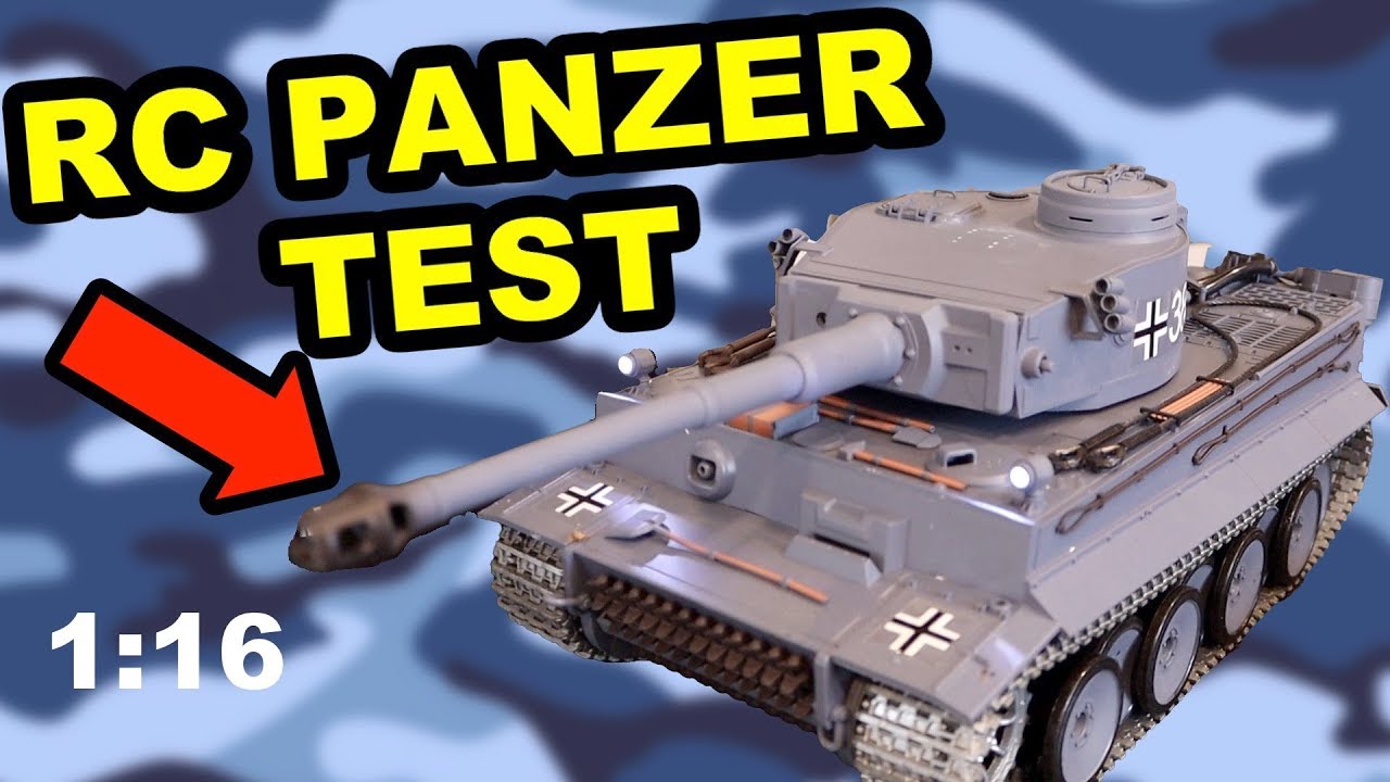 🔴TIGER 1 RC PANZER TANK 1:16  mit SoftAir  WAFFE BB 🚨 HENG LONG IM TEST