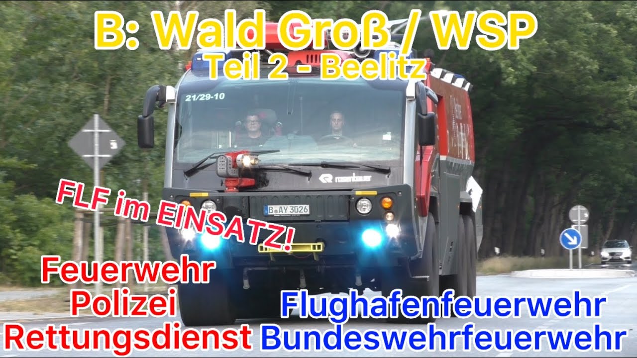 [Waldbrand Beelitz] ||KdoW über WaWe bis FLF|| LDS, LOS, PM, Sachsen-Anh| Fw, HiOrgs und Polizei! ||