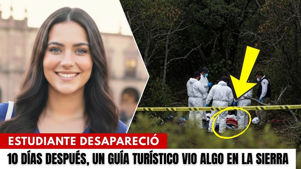Estudiante desapareció saliendo de su entrenamiento. 10 días después, un guía turístico vio algo