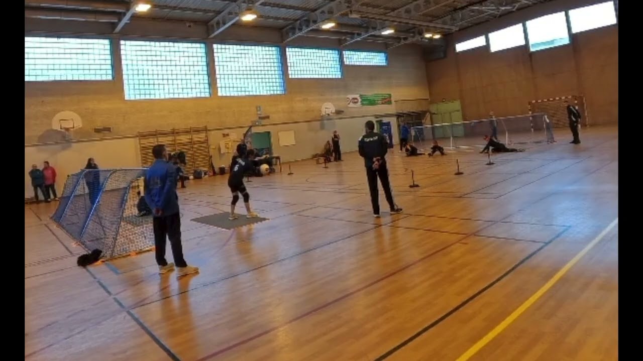 Torball # D1 Féminin , Match 2 , Reims - Nantes ( 14 - 7 ) 