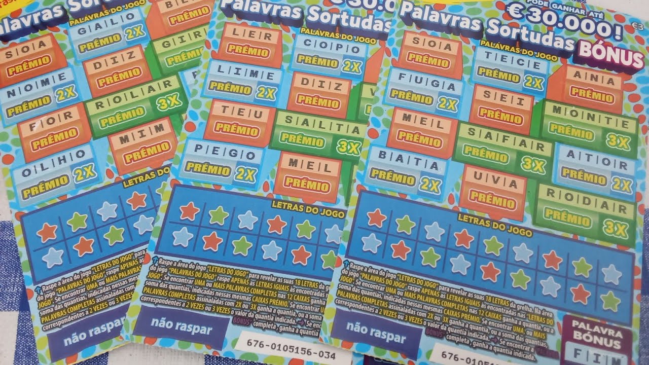 Palavras sortudas com bônus e prêmios?! Loteria de Portugal 