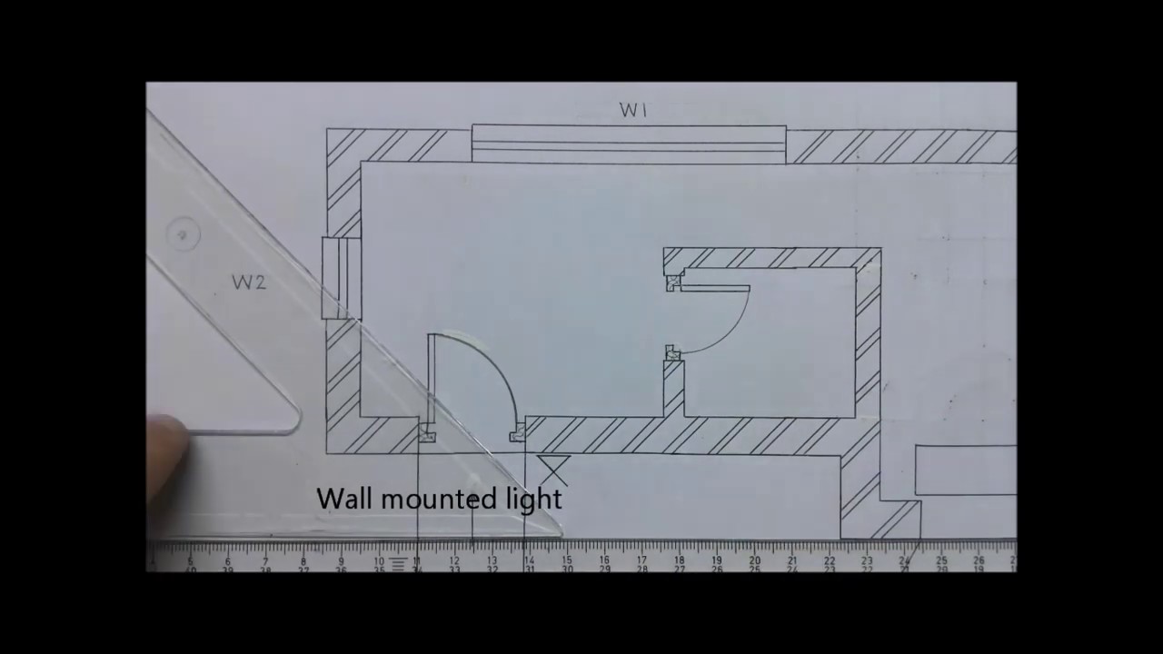 Civil Technology - Electrical components on floor plan (1)