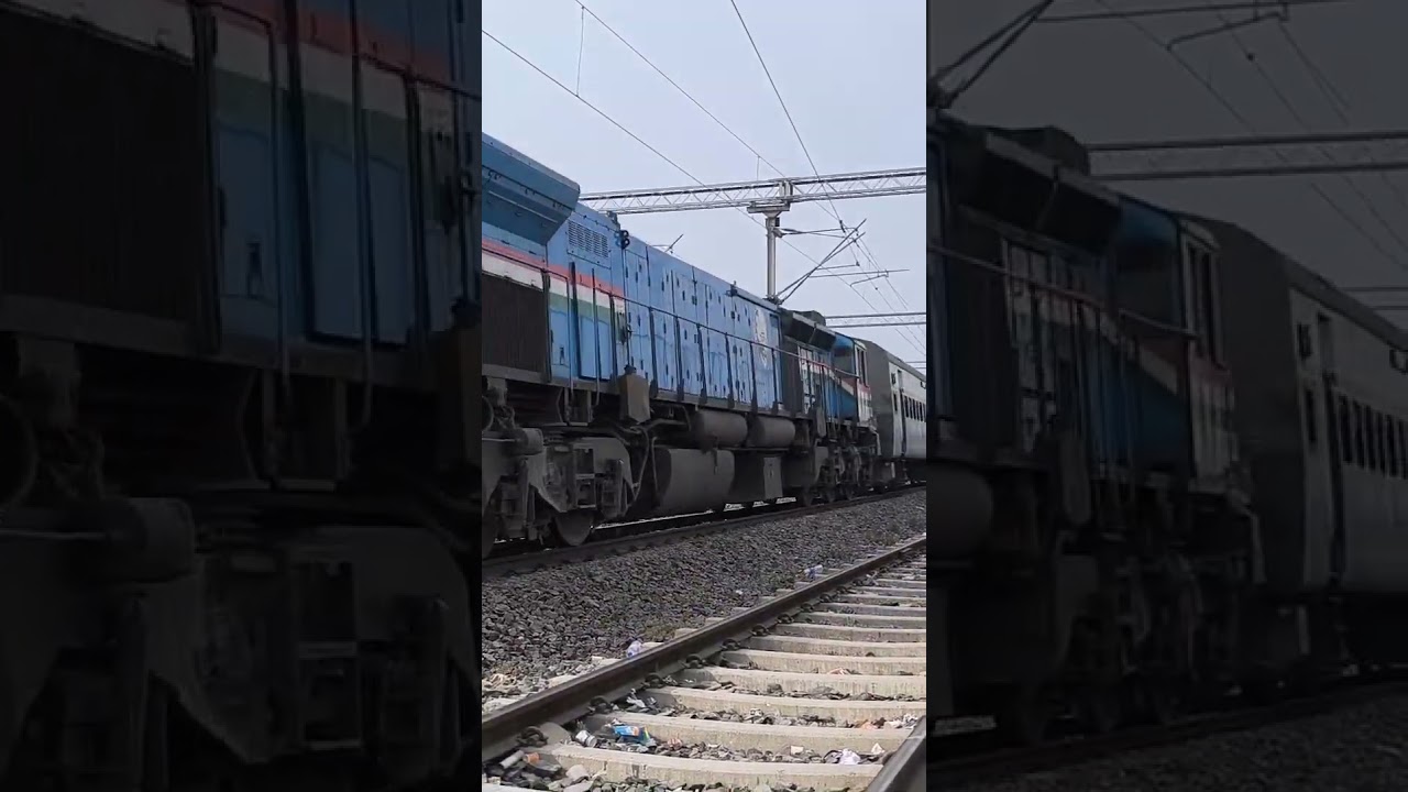 Pune Tricolour WDP4D Hauling 11410 Nizambad - Pune Express #shorts