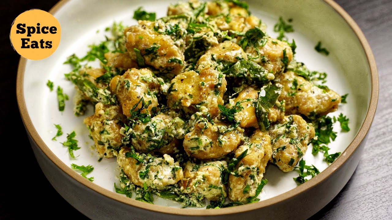 Spicy Creamy Coriander Chicken | Hyderabadi Coriander Chicken | Chicken Starter Recipe