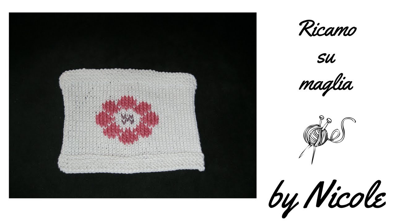 Come ricamare su maglia - tutorial