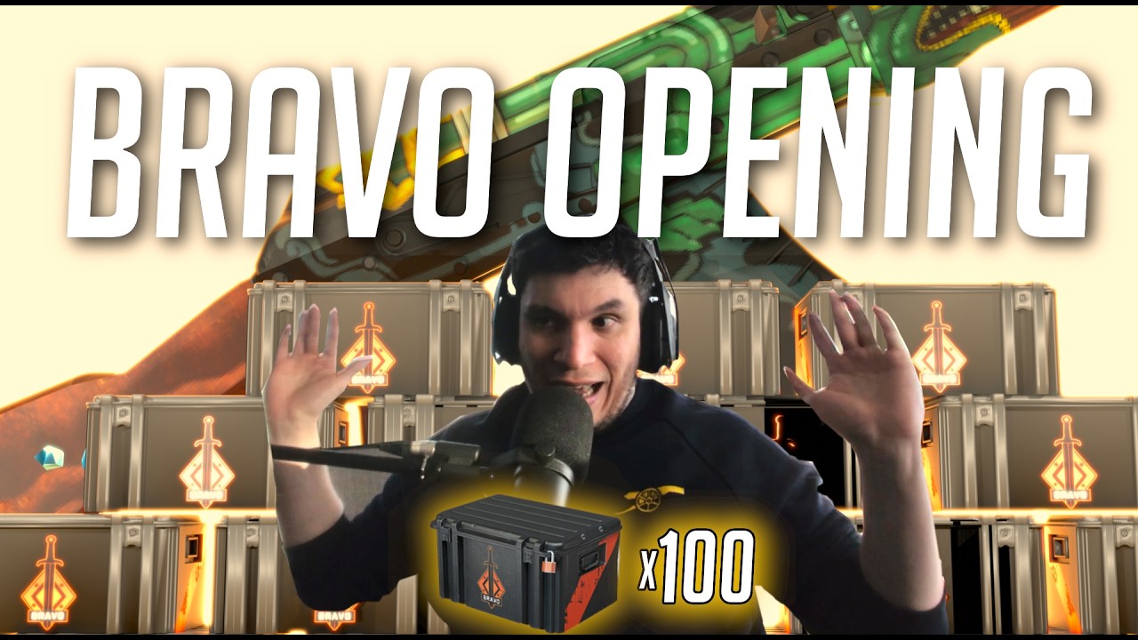Я открыл 100 кейсов Bravo...