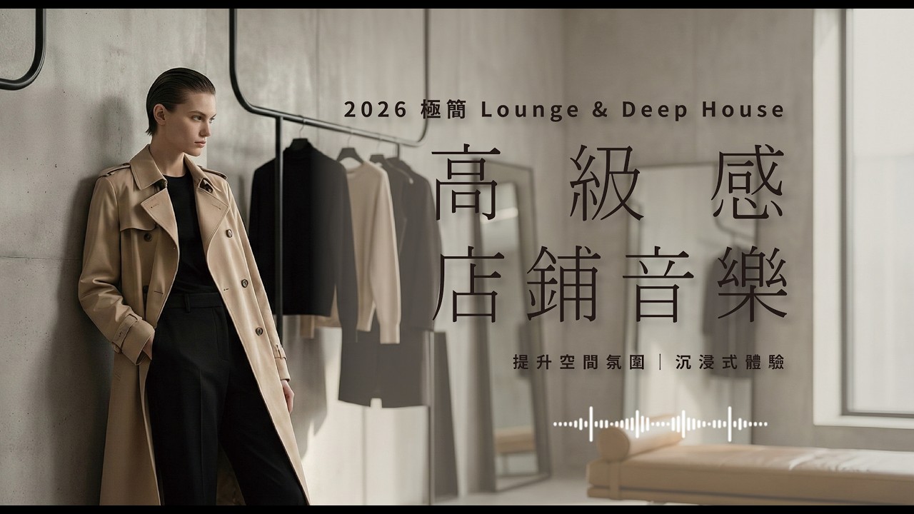 讓顧客停留更久的音樂｜高級感 Deep House｜適合咖啡廳、藝廊、服飾店的沈浸式歌單