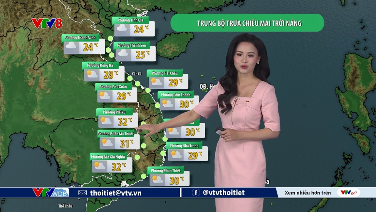 Dự báo thời tiết du lịch 7 ngày tới từ ngày 24/02 đến ngày 02/03/2026 | VTVWDB