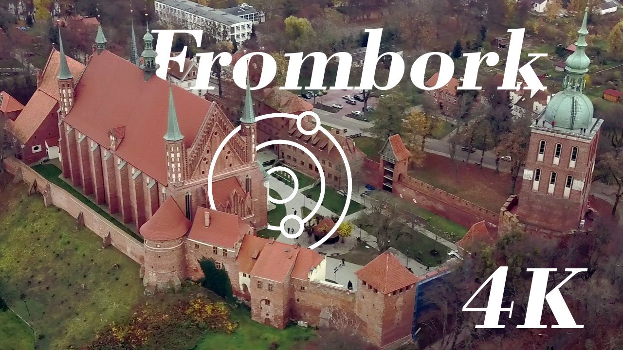 Frombork z lotu ptaka 4K
