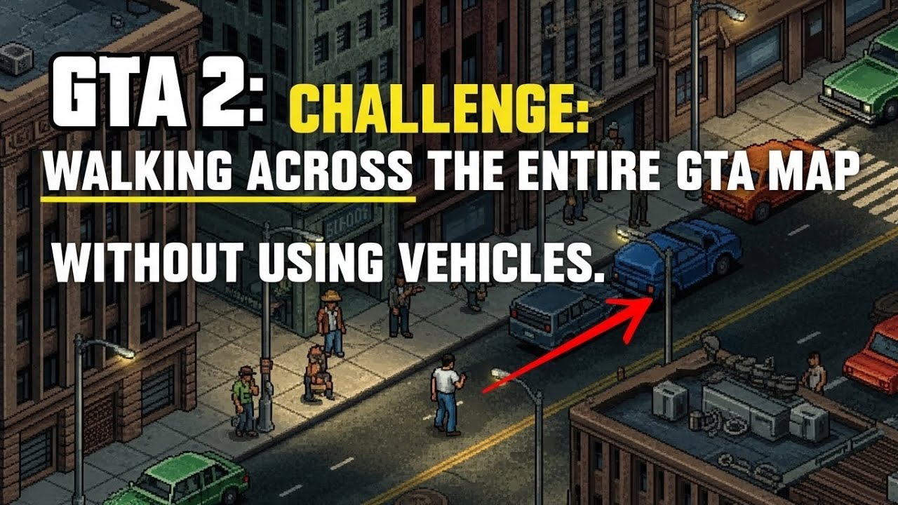 CHALLENGE: WALKING ACROSS THE ENTIRE GTA MAP WITHOUT USING VEHICLES