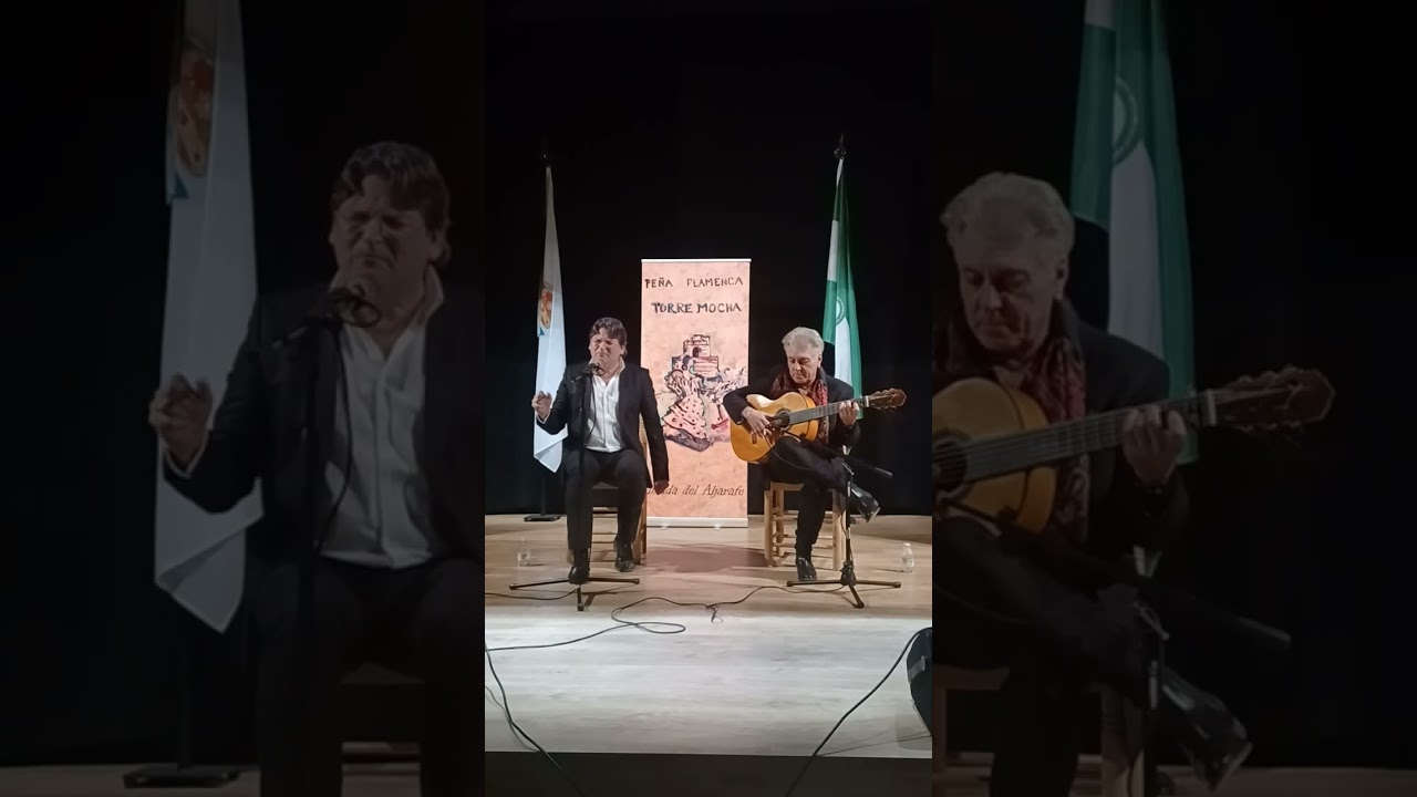 Julian Rodriguez cante, Antonio Carrion guitarra,texto Manuel Bohórquez Casado en Peña Torremocha.