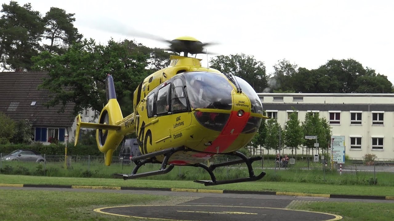 RTH Christoph 10 ADAC Luftrettung Wittlich startet an Uniklinik Bonn am 30.05.19