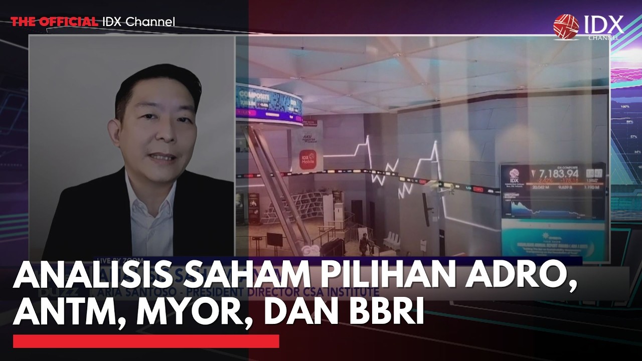 Analisis Saham Pilihan ADRO, ANTM, MYOR, dan BBRI | MARKET BUZZ