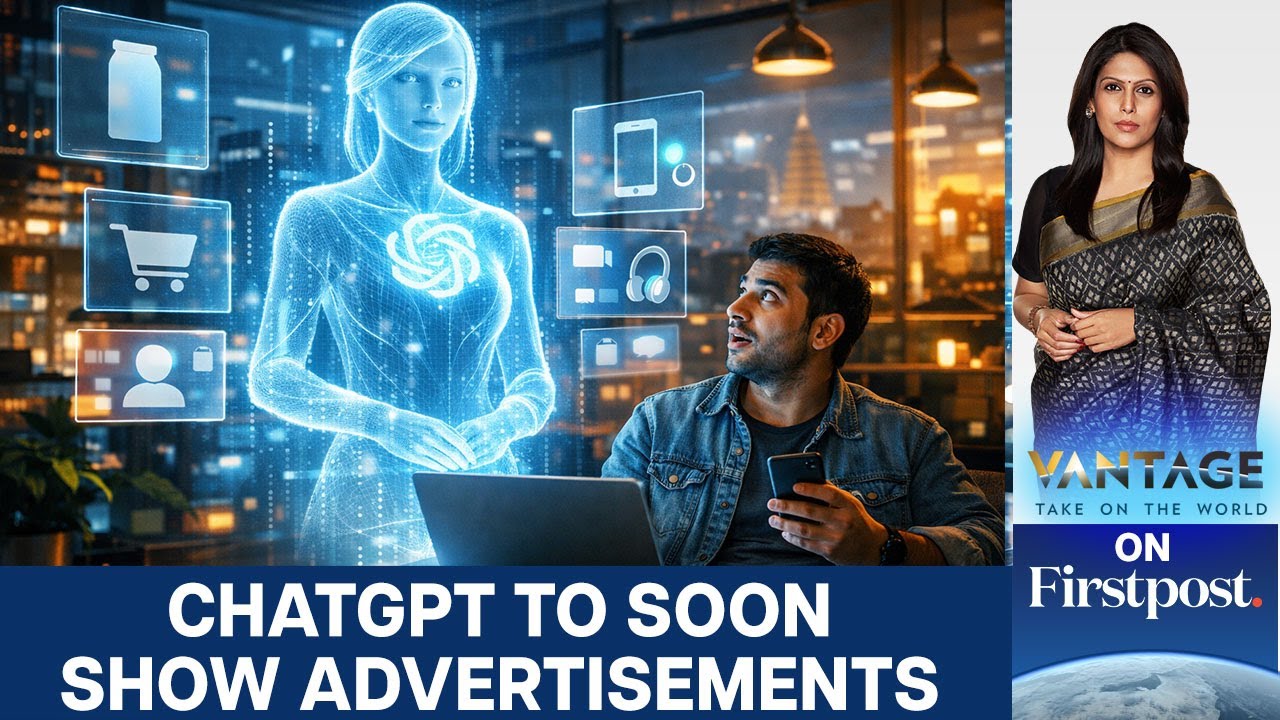 OpenAI тестирует рекламу в ChatGPT, стремясь увеличить доход | Vantage с Палки Шармой | N18G