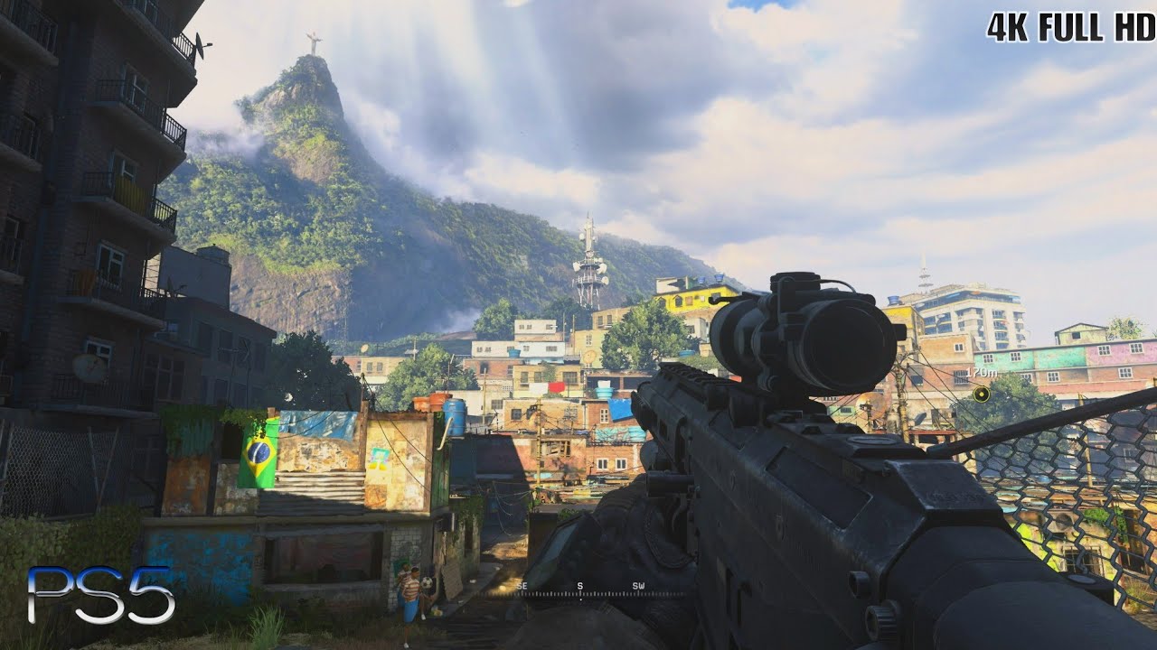 CALL OF DUTY MW2 - |invasão na FAVELA Do Rio De Janeiro|GAMEPLAY 4K #EP 02
