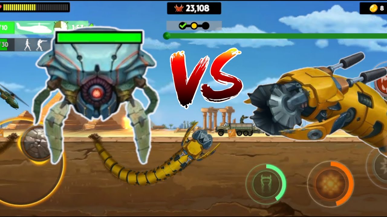 BOSS UVO VS CUTTER DEATH WORM