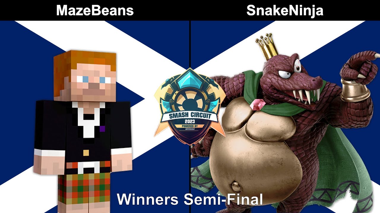 MazeBeans (Steve, King K Rool) vs SnakeNinja (King K Rool, Steve) - Scottish Smash Circuit Finale