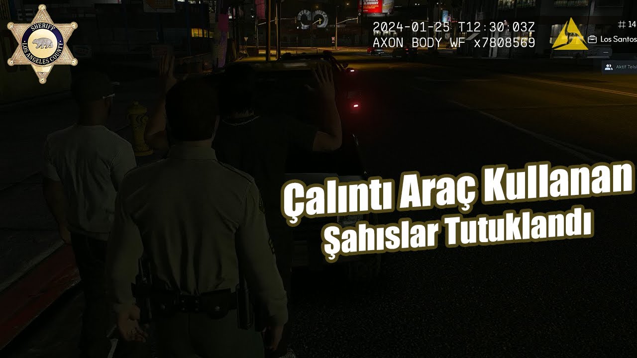 LSSD Memurları Çalantı Araç Kullanan Siyahileri Tutukluyor | LSSD Fivem | LSPD Türkiye #fivemtr